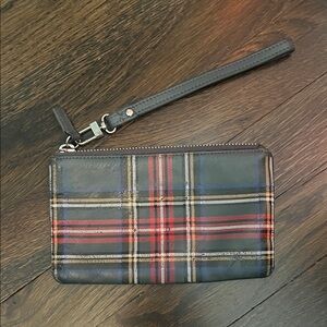 Brooks Brothers Gray Zippered Pouch